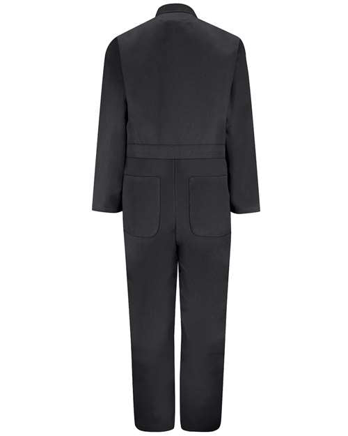 Red Kap CT10T Men's Tall Twill Action Back Coverall - Black - back