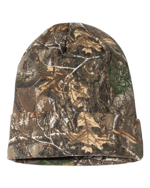 Kati LCB12 12" Licensed Camo Cuffed Beanie - Realtree Edge - back