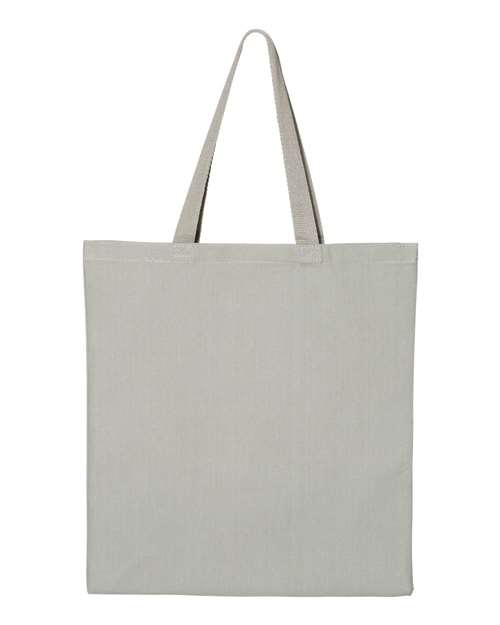 Q-Tees Q800 Promotional Tote - Grey - back
