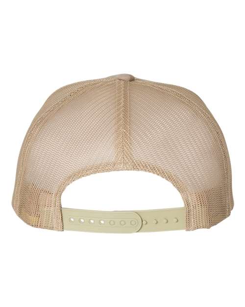 YP Classics 6006 Classic Five-Panel Trucker Cap - Multicam Arid/ Tan - back