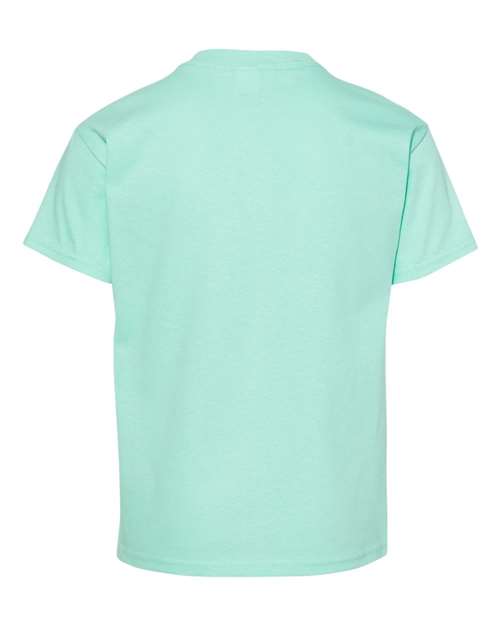 Hanes 5480 Youth Essential-T T-Shirt - Clean Mint - back