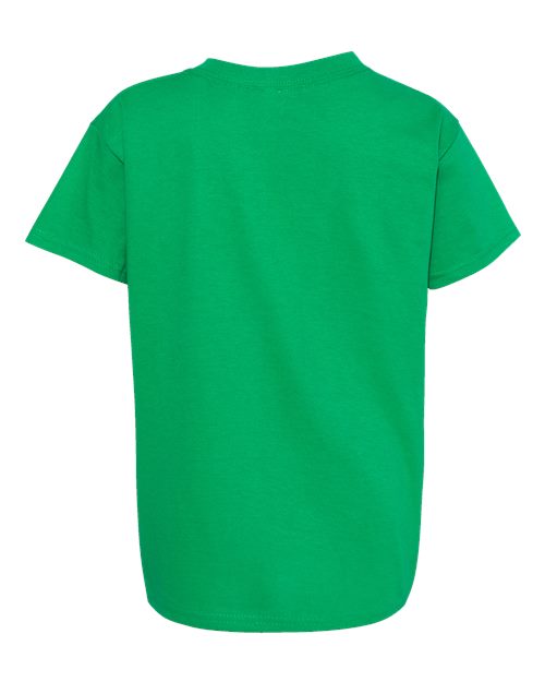 Hanes 5480 Youth Essential-T T-Shirt - Kelly Green - back
