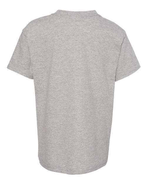 Hanes 5480 Youth Essential-T T-Shirt - Oxford Grey - back