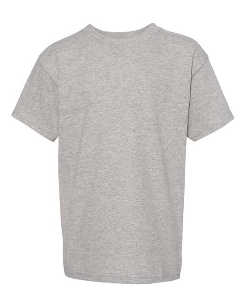 Hanes 5480 Youth Essential-T T-Shirt - Oxford Grey - front