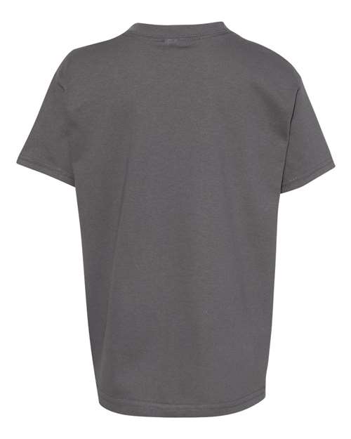 Hanes 5480 Youth Essential-T T-Shirt - Smoke Grey - back