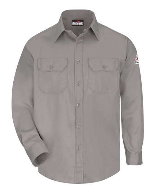 Bulwark SLU8 Men's Uniform Shirt - Grey - back