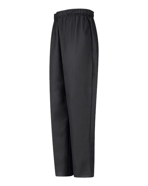 Chef Designs 5360 Baggy Chef Pants - Black - front
