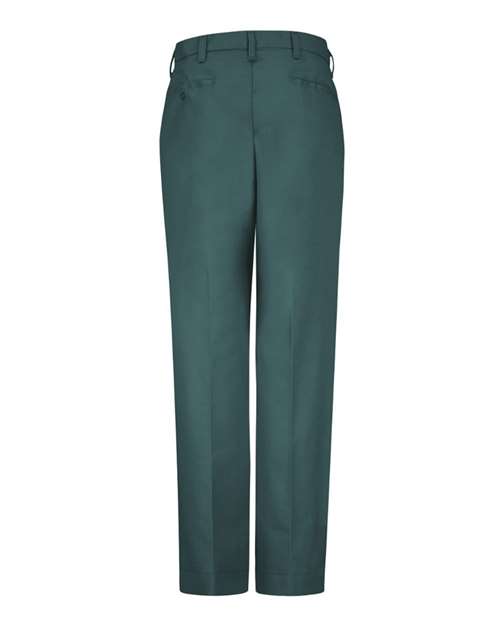 Red Kap PT10 Men's Red-E-Prest® Work Pants - Spruce Green - Unhemmed - back