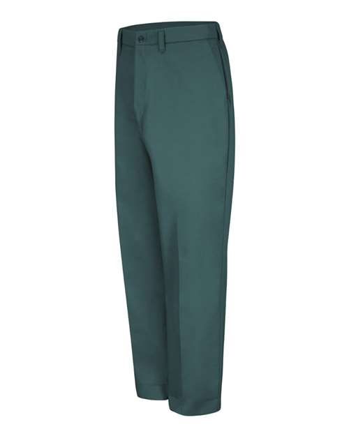Red Kap PT10 Men's Red-E-Prest® Work Pants - Spruce Green - Unhemmed - side