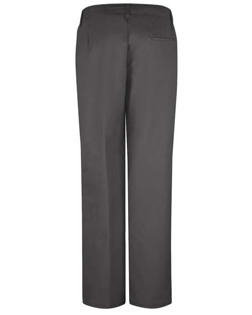 Red Kap PZ33 Women's Work N Motion Pants - Charcoal - Unhemmed - back