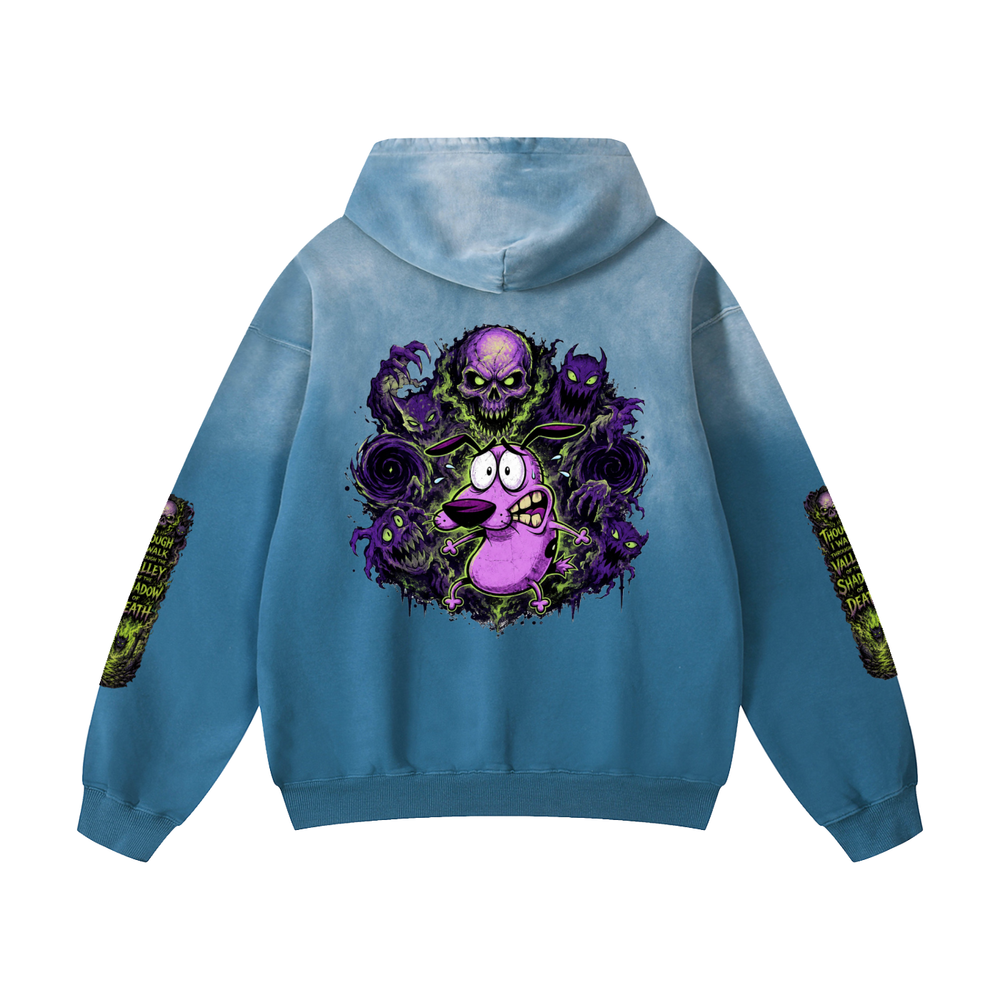 Psalm 23:4 Edition Heavyweight Sunfade Oversized Hoodie