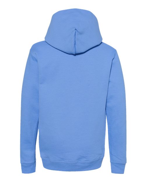 Hanes P473 Youth EcoSmart® Hooded Sweatshirt - Carolina Blue - back