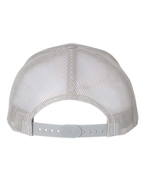 YP Classics 6606 Retro Trucker Cap - Silver - back