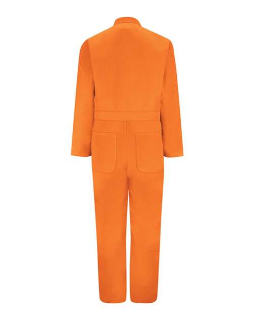 Red Kap CT10T Men's Tall Twill Action Back Coverall - Orange - back