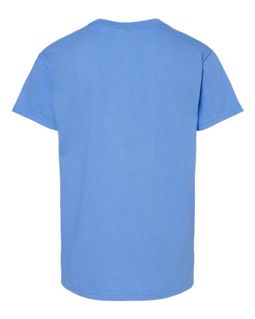 Hanes 5480 Youth Essential-T T-Shirt - Carolina Blue - back