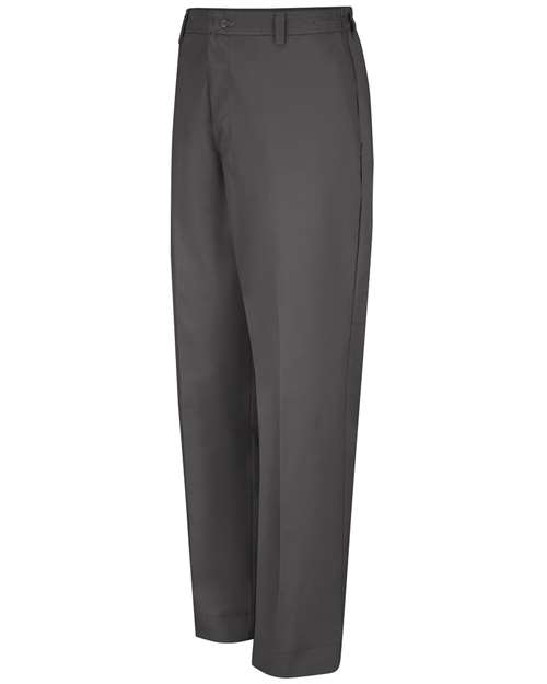 Red Kap PT60 Men's Elastic Insert Work Pants - Charcoal - 37 Unhemmed - front