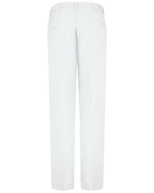 Red Kap PT60 Men's Elastic Insert Work Pants - White - 36 Unhemmed - back