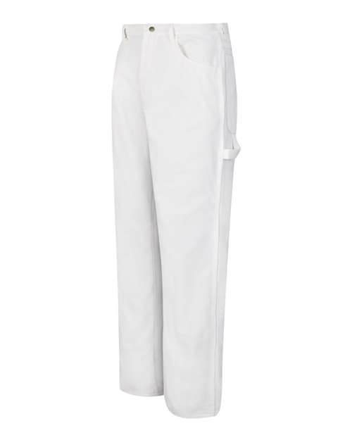 Red Kap PC80 Men's Painter Dungaree - White - Unhemmed - side