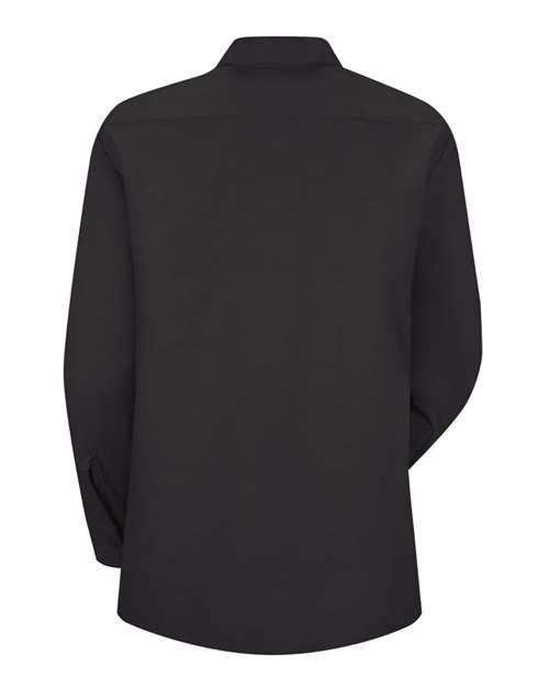 Red Kap SP13 Women's Industrial Work Shirt - Black - back