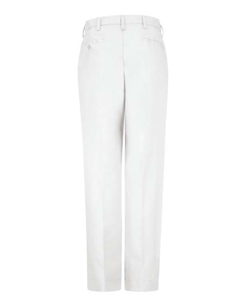 Red Kap PT10 Men's Red-E-Prest® Work Pants - White - Unhemmed - back