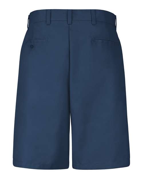 Red Kap PT26ODD Men's Odd Sizes Plain Front Shorts - Navy - back