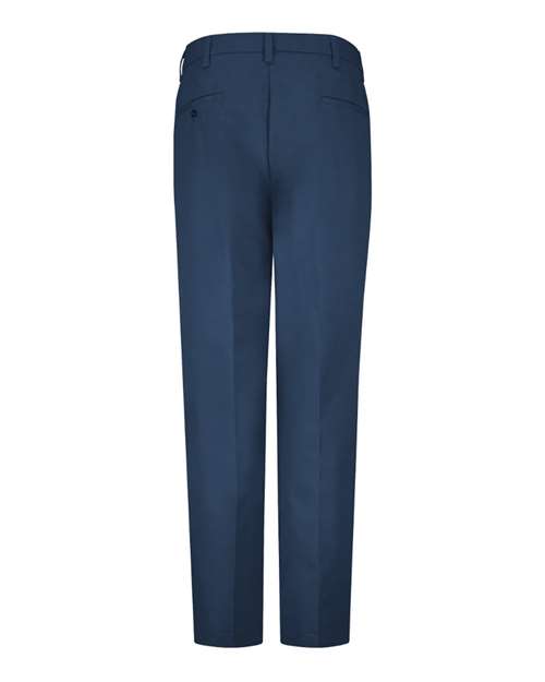 Red Kap PT38 Men's Pleated Twill Slacks - Navy - 32I - back