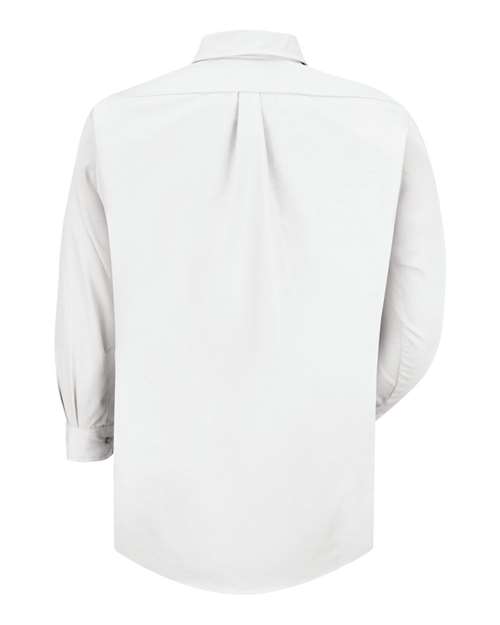 Red Kap SP90 Men's Poplin Dress Shirt - White - Sleeve 32/33 - back