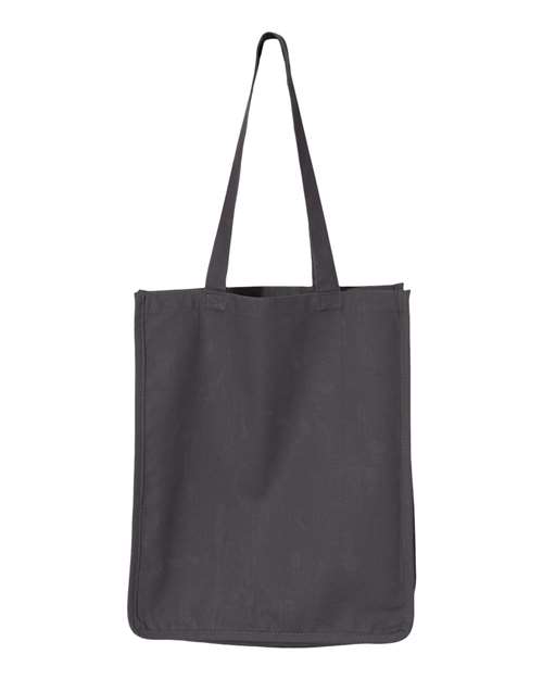 Q-Tees Q125400 27L Jumbo Shopping Bag - Charcoal - back