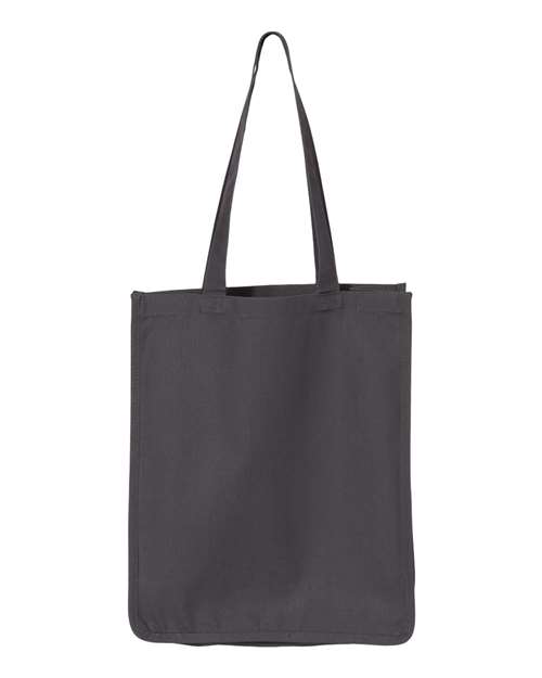 Q-Tees Q125400 27L Jumbo Shopping Bag - Charcoal - front