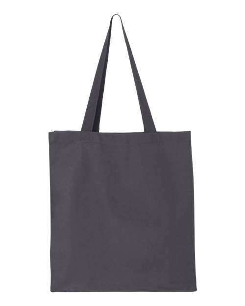 Q-Tees Q125300 14L Shopping Bag - Charcoal - front