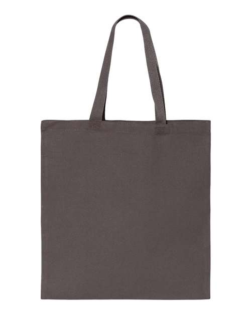 Q-Tees Q800 Promotional Tote - Charcoal - back