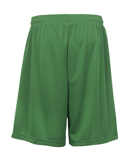 Badger 2107 Youth B-Dry 6" Shorts - Kelly - back
