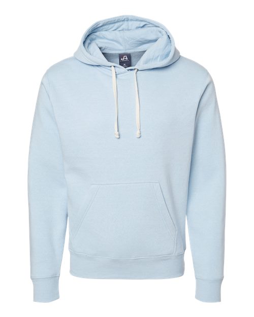J. America 8871 Men's Triblend Fleece Hooded Sweatshirt - Ice Triblend - front