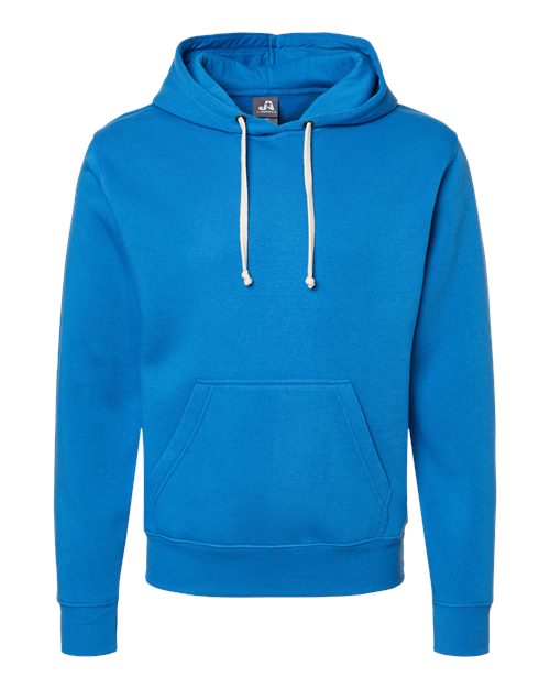 J. America 8871 Men's Triblend Fleece Hooded Sweatshirt - Royal Solid - front