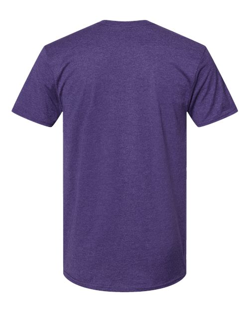 Hanes 4980 Unisex Perfect-T T-Shirt - Grape Smash Heather - back