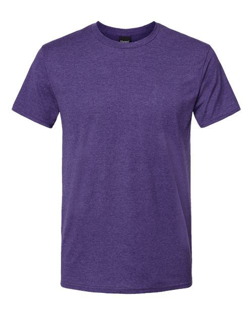 Hanes 4980 Unisex Perfect-T T-Shirt - Grape Smash Heather - front