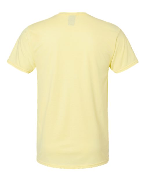 Hanes 4980 Unisex Perfect-T T-Shirt - Lemon Meringue Heather - back