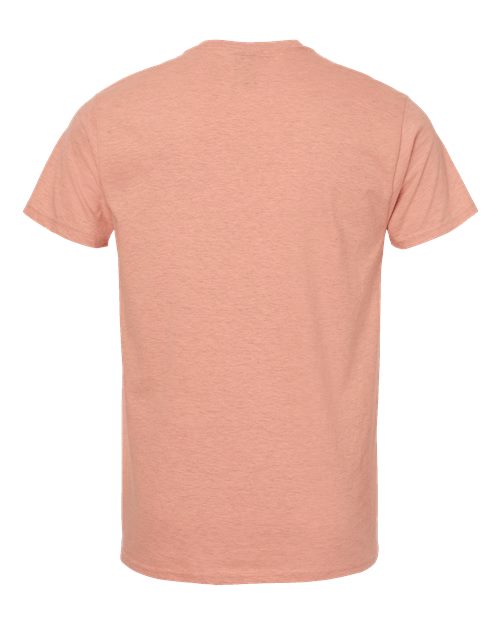Hanes 4980 Unisex Perfect-T T-Shirt - Marbled Cantaloupe - back
