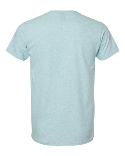 Hanes 4980 Unisex Perfect-T T-Shirt - Marbled Ice Fall - back