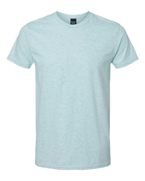 Hanes 4980 Unisex Perfect-T T-Shirt - Marbled Ice Fall - front