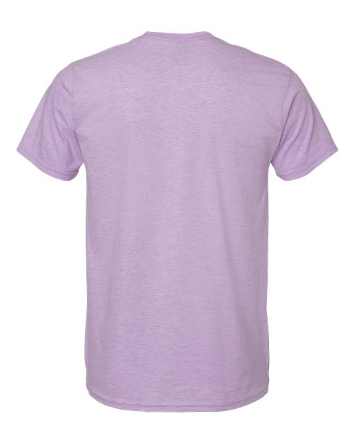 Hanes 4980 Unisex Perfect-T T-Shirt - Marbled Pale Violet - back
