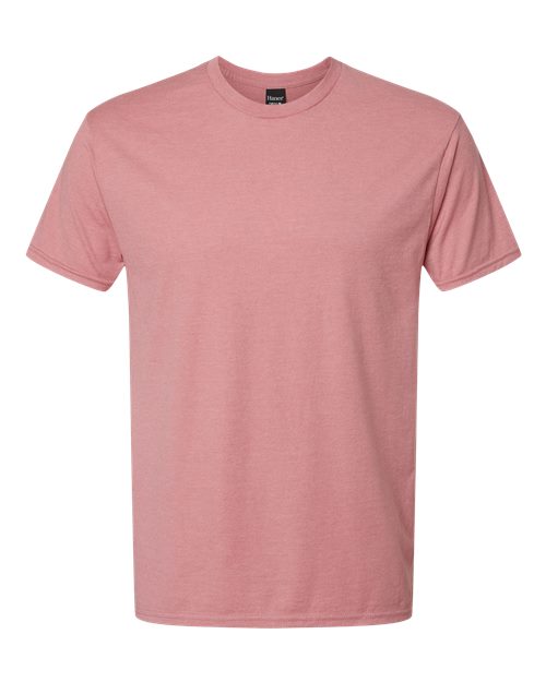 Hanes 4980 Unisex Perfect-T T-Shirt - Mauve Heather - front
