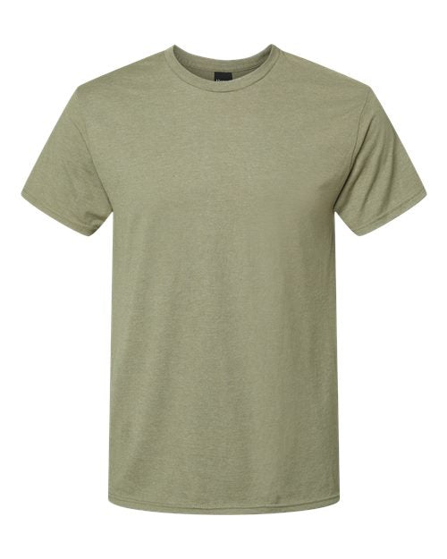 Hanes 4980 Unisex Perfect-T T-Shirt - Oregano Heather - front