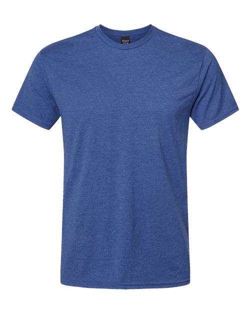 Hanes 4980 Unisex Perfect-T T-Shirt - Regal Navy Heather - front