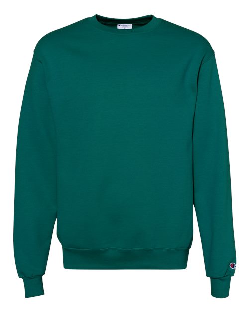 Champion S600 Unisex Powerblend® Crewneck Sweatshirt - Emerald Green - front