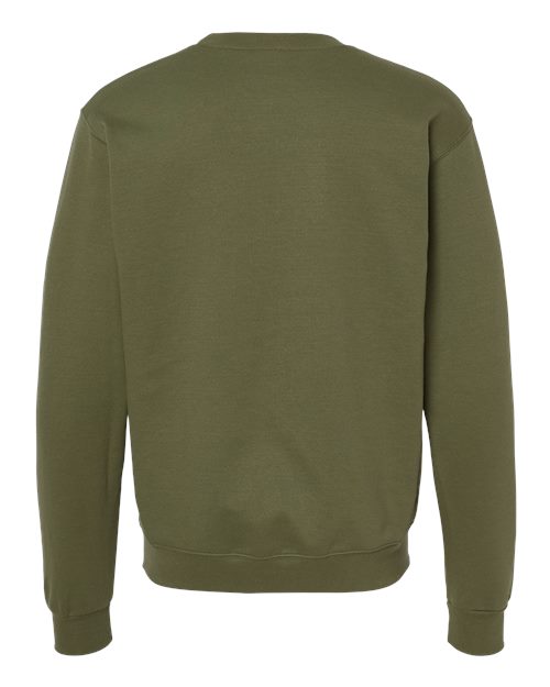 Champion S600 Unisex Powerblend® Crewneck Sweatshirt - Fresh Olive - back