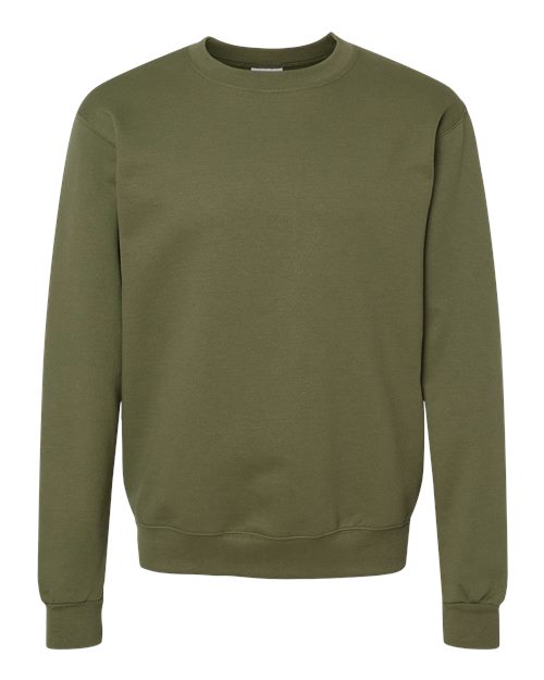 Champion S600 Unisex Powerblend® Crewneck Sweatshirt - Fresh Olive - front