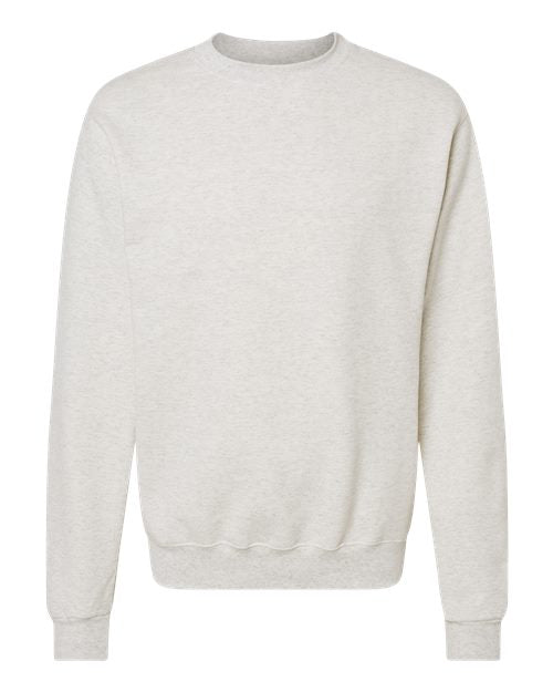Champion S600 Unisex Powerblend® Crewneck Sweatshirt - Oatmeal Heather - front