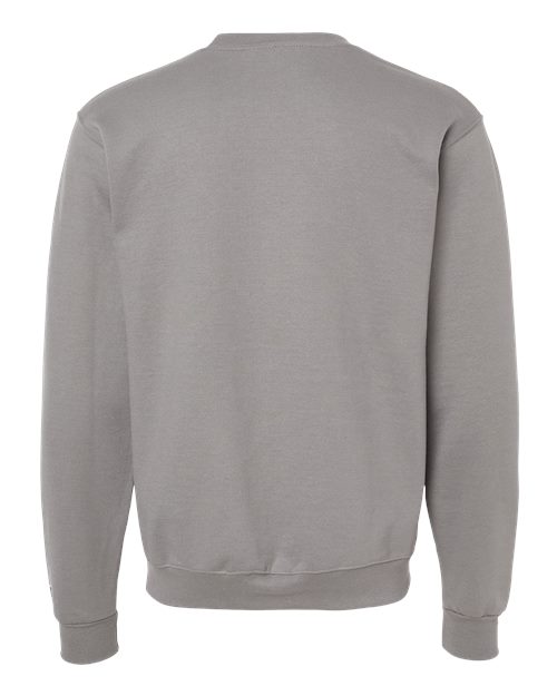 Champion S600 Unisex Powerblend® Crewneck Sweatshirt - Stone Grey - back