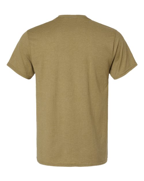Hanes 4980 Unisex Perfect-T T-Shirt - Brown Sugar Heather - back